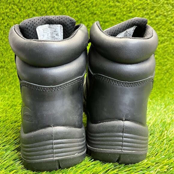 Avenger Framer Mens Size 9 Black Leather Composite Safety Toe Work Boots Shoes